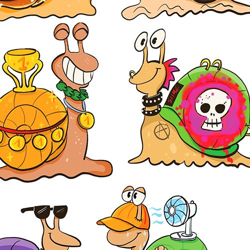 Daniela Schreiter schnekcne snails comic illustration